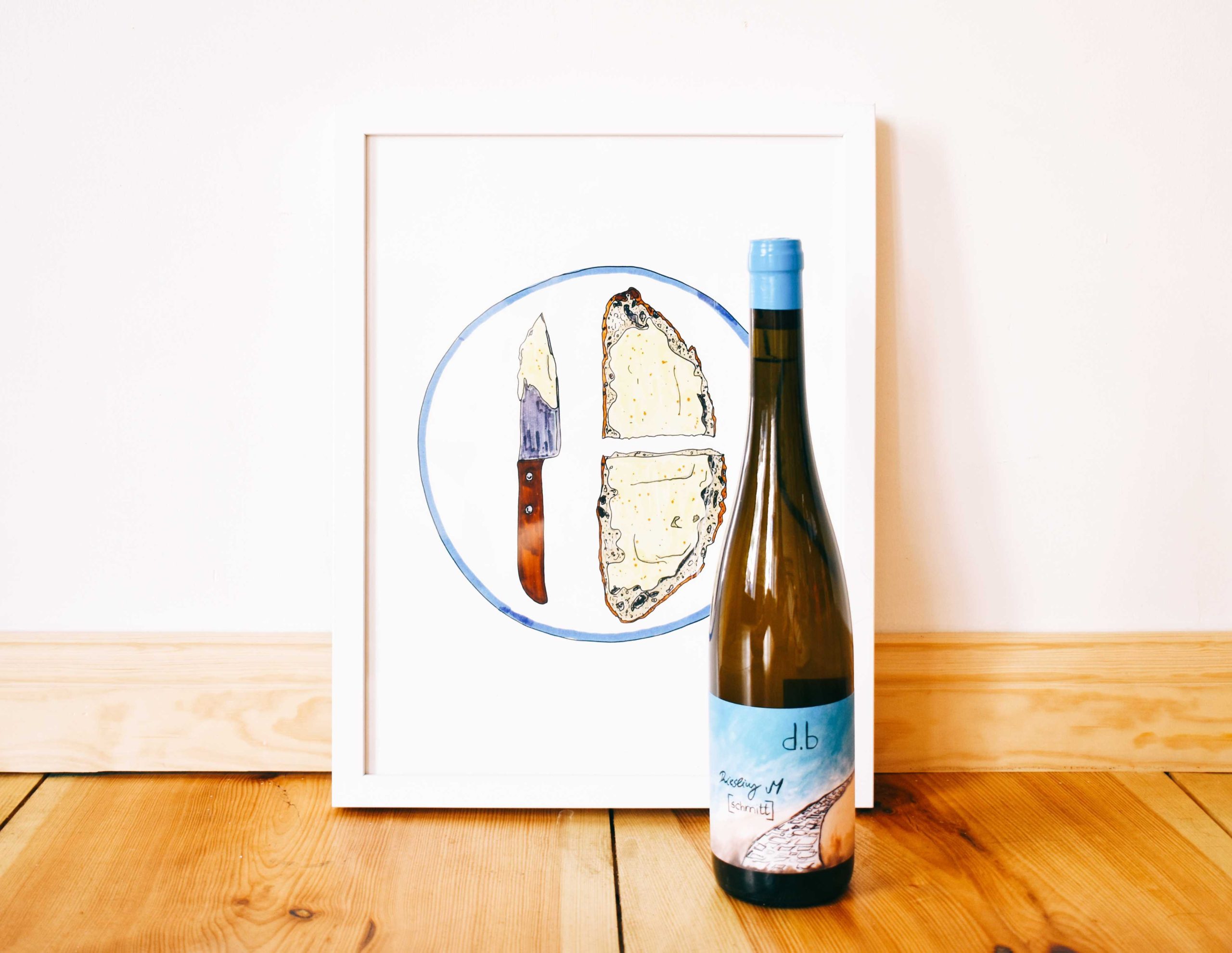 Bild von Butterbrot mit Riesling von Bianka und Daniel Schmitt