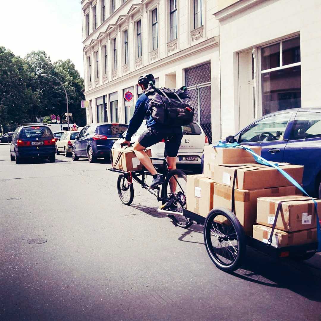 Natural Wine Delivery by Bicycle