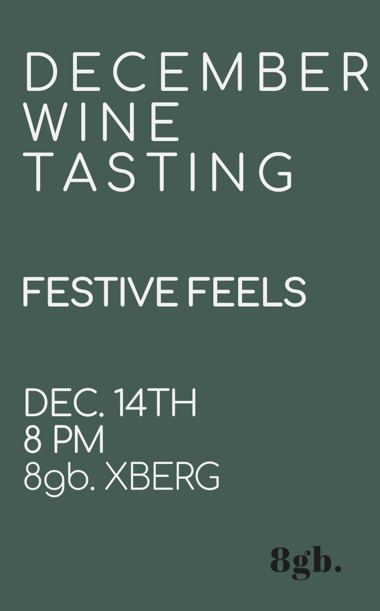 December wine tasting festive feels