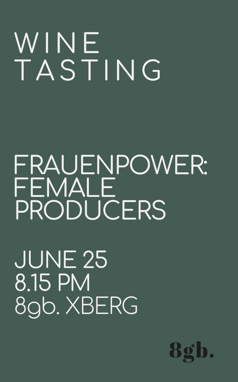natural wine tasting in Berlin: frauenpower